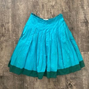 Green Prada skirt